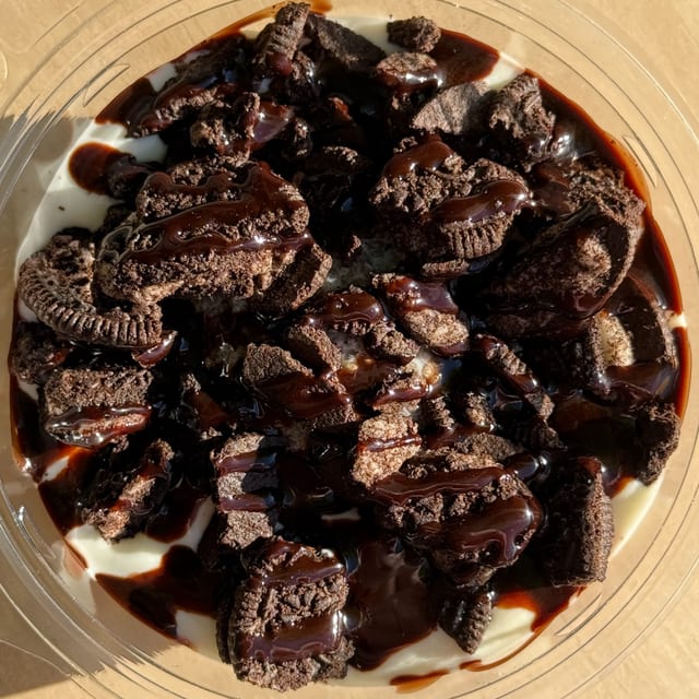 Oreo Crumble Yogurt.