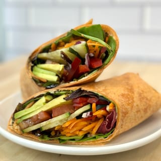 Hummus Veggie Wrap